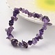 Stretch-Armbänder aus natürlichen Amethyst-Chips(BJEW-JB02131-04)-1