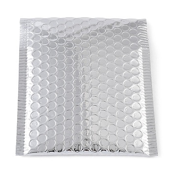 Polyethylene & Aluminum Laminated Films Package Bags, Bubble Mailer, Padded Envelopes, Rectangle, Gainsboro, 17~18x15x0.6cm