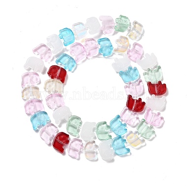 Transparent Glass Beads Strands(GLAA-F114-03D)-2