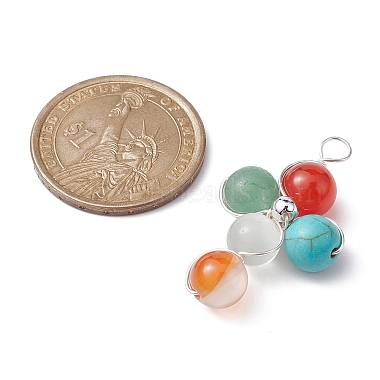 pendentifs en perles rondes avec pierres précieuses(PALLOY-JF02255)-2