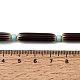 handgefertigte Glasperlen im Chevron-Muster(LAMP-Z019-01-17)-4