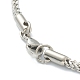 304 Stainless Steel Wheat Chain Necklaces(NJEW-I245-08B-P)-3