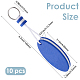 10Pcs Iron Plastic Keychains(KEYC-GF0001-27B)-2
