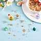 80Pcs 4 Style 202 Stainless Steel Stud Earring Findings with 304 Stainless Steel Pins(STAS-SZ0002-03)-5