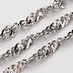 3.28 Feet 304 Stainless Steel Singapore Chains(X-CHS-L015-09)-1