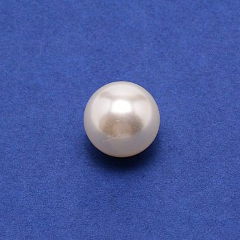 Olycraft Plastic Imitation Pearl Beads, Undrilled/No Hole Beads, Round, Antique White, 19.5mm, about 240pcs/1000g