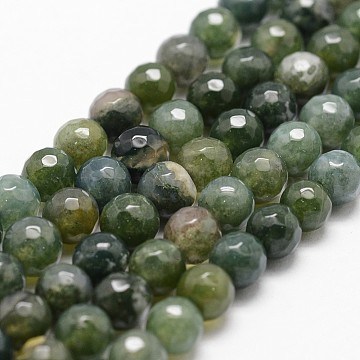 moss agate beads