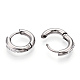 201 Stainless Steel Huggie Hoop Earrings(X-STAS-S079-162B)-3