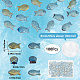 Sunnyclue набор для изготовления эластичного браслета из бисера в форме рыбы своими руками(EGLA-SC0001-10)-2