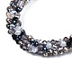 Bracelet extensible au crochet en perles de verre(X-BJEW-T016-09A)-2