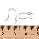 Rhodium Plated 925 Sterling Silver Earring Hooks(STER-P056-14P)-3