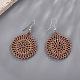 Glass Seed Braided Dangle Earrings for Women(FIND-PW0024-16B)-1