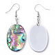 Abalone Shell/Paua Shell Dangle Earrings(EJEW-K081-02C)-2