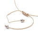 Ensemble de bracelets de perles tressées avec puces de pierres précieuses mélangées naturelles et synthétiques de style 12 pièces 12 pour femmes(BJEW-JB09333)-5