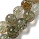 naturelles vert quartz rutile perles brins(G-A219-A03-04)-1