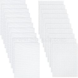 DIY Paper Crafts Handmade Material Packs. with Net and Nonwovens, White, 34.5x25cm, 20pcs/set(DIY-WH0224-29C)