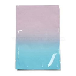 Gradient Color Plastic Open Top Bags, Vacuum Sealing Thicken Packing Pouch, Rectangle, Colorful, 15x10x0.01cm(OPP-K001-02A)