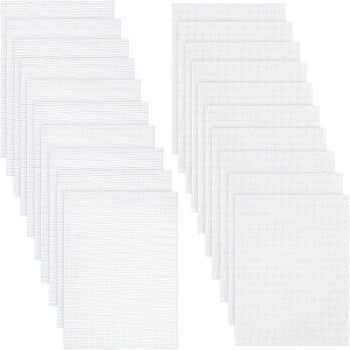 DIY Paper Crafts Handmade Material Packs. with Net and Nonwovens, White, 34.5x25cm, 20pcs/set