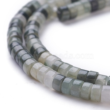 Natural Green Line Jasper Beads Strands(G-H230-12)-3