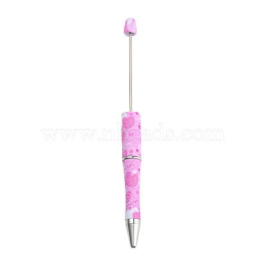 Pearl Pink Plastic Pens & Pencils