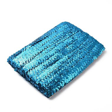 Sparkle Plastic Paillette Elastic Beads(OCOR-WH0047-79B)-2