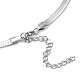 201 Stainless Steel Herringbone Chain Necklaces(X-NJEW-M187-06P)-3