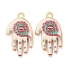Religion Printed Alloy Pendants(AL-CBA7256-24G)-2