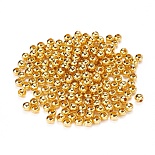 Golden Round Iron Spacer Beads(X-E146Y-G)