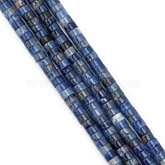 2 Strands Natural Sodalite Beads Strands, Heishi Beads, Disc, 4~4.5x2.5mm, Hole: 0.7mm, about 167pcs/strand, 15.43 inch(39.2cm)(G-GO0001-41)