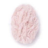 Polyester & Nylon Yarn, Imitation Fur Mink Wool, for DIY Knitting Soft Coat Scarf, Lavender Blush, 4.5mm(YCOR-C001-01S)