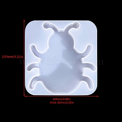 DIY Food Grade Silicone Molds, Candle Molds, Gesso Resin Casting Molds, Insects, 107x105x26mm(PW-WG2E3F8-01)