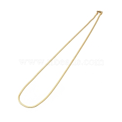 Ion Plating(IP) 304 Stainless Steel Herringbone Chain Necklace for Men Women, Real 18K Gold Plated, Wide: 3mm, 23.82 inch(60.5cm)(X-NJEW-E076-04B-G)