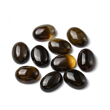 Natural Agate Cabochons, Dyed & Heated, Oval, 20x15x7.5mm