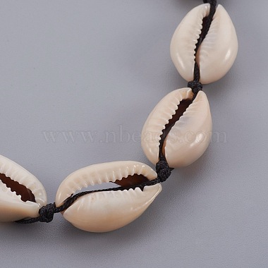 Cowrie Shell Beads Anklets(AJEW-AN00233)-2