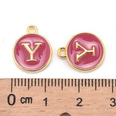 Golden Plated Alloy Enamel Charms(X-ENAM-S118-08Y)-3