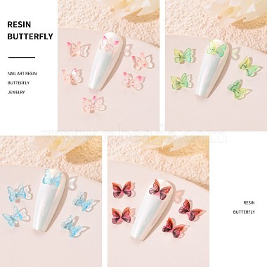 Encantos de uñas de mariposa de resina 3d(MRMJ-Q072-25-M)-5