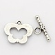 Tibetan Style Alloy Butterfly Toggle Clasps(PALLOY-J471-28AS)-2