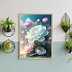 Peony Flower Pattern Fancy Theme DIY Diamond Painting Kit(PW-WG94484-08)-1