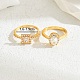 Роскошный набор квадратных колец со сверкающими цирконами для свадебных украшений для пар.(WZ9023-1)-1