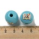 Printed Wood European Beads(WOOD-L020-D16)-3