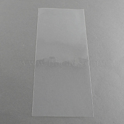 OPP Cellophane Bags, Rectangle, Clear, 25x11cm, Unilateral Thickness: 0.035mm(OPC-S016-08)