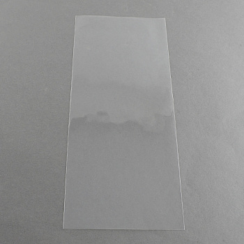 OPP Cellophane Bags, Rectangle, Clear, 25x11cm, Unilateral Thickness: 0.035mm
