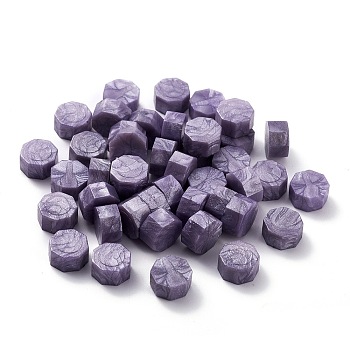 Sealing Wax Particles, for Retro Seal Stamp, Octagon, Lilac, 0.85x0.85x0.5cm about 1550pcs/500g