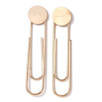 Alloy Brooch Base Settings, Safety Pin Lapel Pin Findings, Light Gold, 46.5x10x1mm