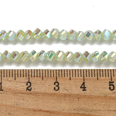 Electroplate Glass Beads Strands(GLAA-Q105-04O)-3