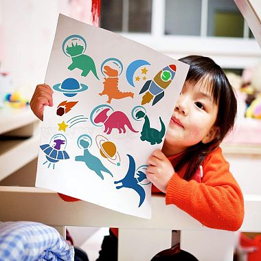 Large Plastic Reusable Drawing Painting Stencils Templates(DIY-WH0172-673)-5