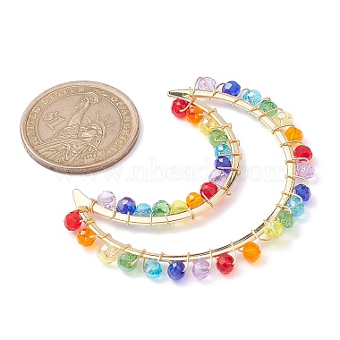 gros pendentifs en perles de verre colorées(PALLOY-JF02428-01)-2