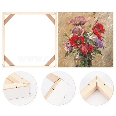 DIY Solid Wood Canvas Frame Kit(DIY-BC0003-11A)-4