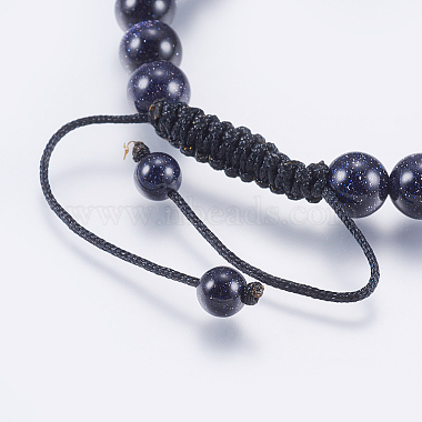 Adjustable Nylon Cord Braided Bead Bracelets(BJEW-F308-55F)-3