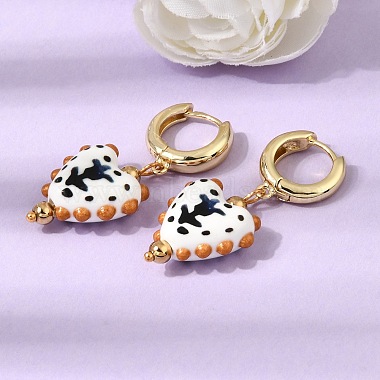 Brass Hoop Dangle Earrings(KK-CBA8324-26G-02)-1